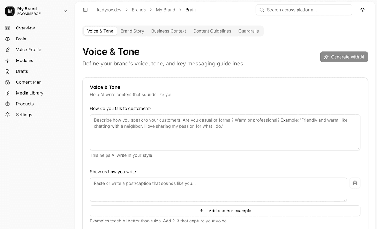 Made4 Voice & Tone — Define how your brand communicates
